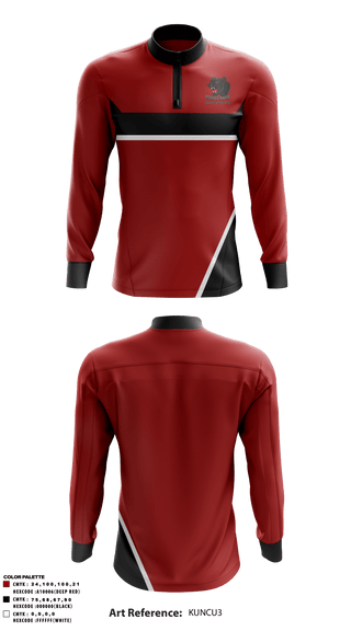 Quarter Zip Jacket, Forest Park Middle School, Spirit Store, Teamtime, Team time, sublimation, custom sports apparel, team uniforms, spirit wear, spiritwear, sports uniforms, custom shirts, team store, custom team store, fundraiser sports, apparel fundraiser