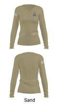 6th BDE CA/PO 68239432 Women's Long Sleeve V-neck Shirt - 42