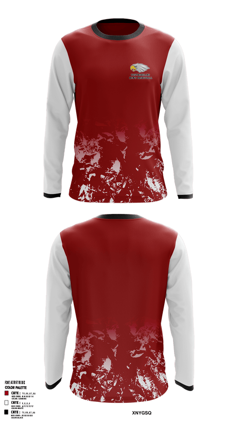 Long Sleeve Performance Shirt, Westmoreland High School, Men's Basketball, Teamtime, Team time, sublimation, custom sports apparel, team uniforms, spirit wear, spiritwear, sports uniforms, custom shirts, team store, custom team store, fundraiser sports, apparel fundraiser