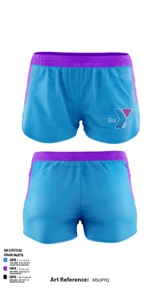 Women's Shorts, Greenwood Family Ymca, Spirit Store, Teamtime, Team time, sublimation, custom sports apparel, team uniforms, spirit wear, spiritwear, sports uniforms, custom shirts, team store, custom team store, fundraiser sports, apparel fundraiser