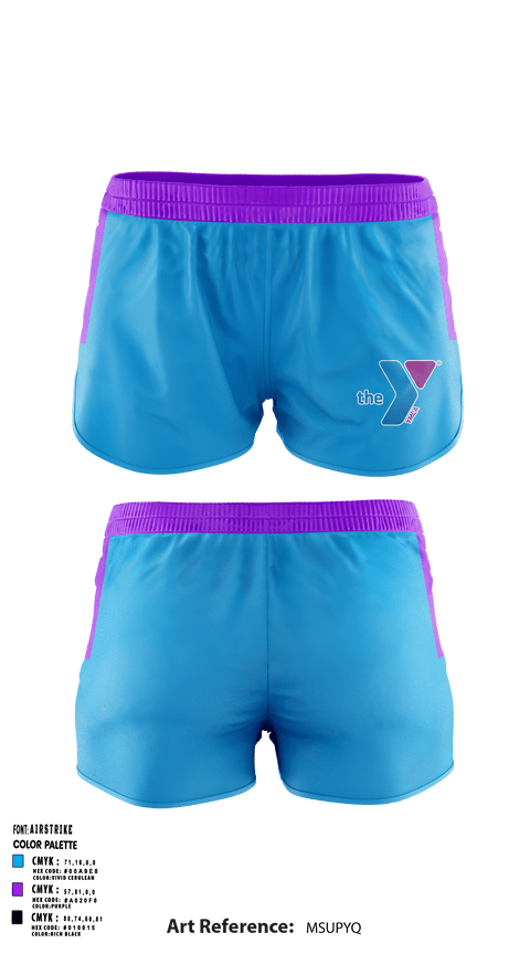 Women's Shorts, Greenwood Family Ymca, Spirit Store, Teamtime, Team time, sublimation, custom sports apparel, team uniforms, spirit wear, spiritwear, sports uniforms, custom shirts, team store, custom team store, fundraiser sports, apparel fundraiser