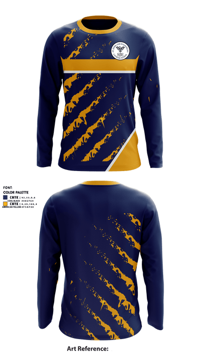 St John The Evangelist School 6130777 Long Sleeve Performance Shirt - 1