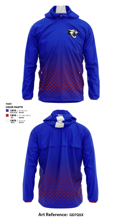 Mabel Canton Cougars 51242587 Windbreaker - 1