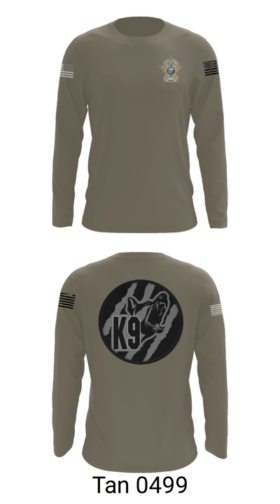 Wayne County K9 Team 22596021 Long Sleeve Performance Shirt - 35