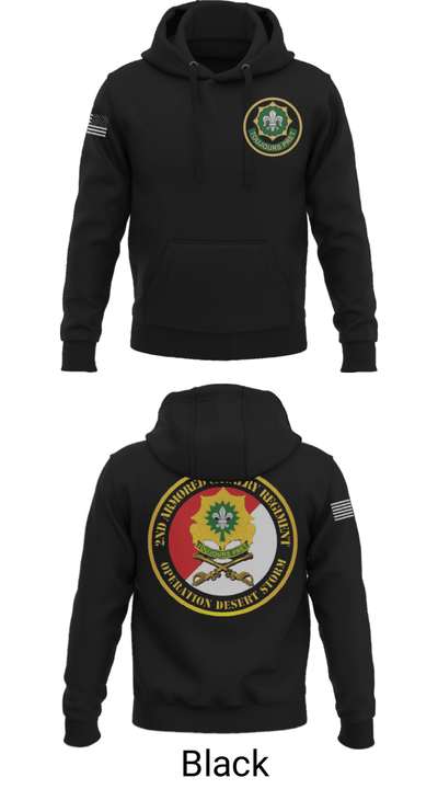 Second Armored Cavalry Regiment 2069337 Hoodie - 45