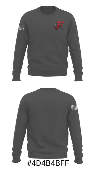 Crew Neck Sweatshirt, Fallbrook girls field hockey, Field Hockey, Teamtime, Team time, sublimation, custom sports apparel, team uniforms, spirit wear, spiritwear, sports uniforms, custom shirts, team store, custom team store, fundraiser sports, apparel fundraiser