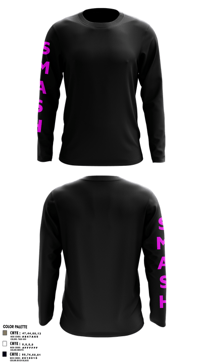 SMASH 45148372 Long Sleeve Performance Shirt - 1