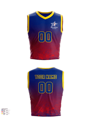 Mens Basketball Jersey, Rock Sports Academy, Men's Basketball, Teamtime, Team time, sublimation, custom sports apparel, team uniforms, spirit wear, spiritwear, sports uniforms, custom shirts, team store, custom team store, fundraiser sports, apparel fundraiser