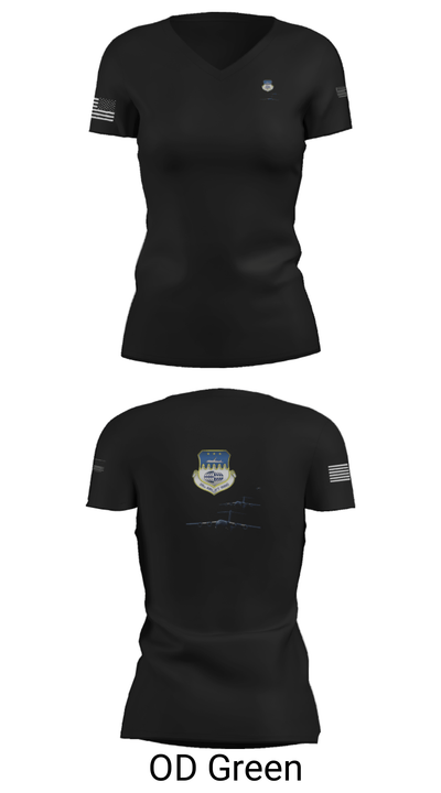 315th Airlift Wing/315th Maintenance Group 82634422 Women's Short Sleeve V-neck Shirt - 22