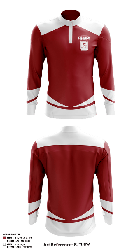 Quarter Zip Jacket, Orange Lutheran High School Ice Hockey, Ice Hockey, Teamtime, Team time, sublimation, custom sports apparel, team uniforms, spirit wear, spiritwear, sports uniforms, custom shirts, team store, custom team store, fundraiser sports, apparel fundraiser