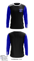 Graham Park Middle School Wrestling 61233507 Long Sleeve Performance Shirt - 1