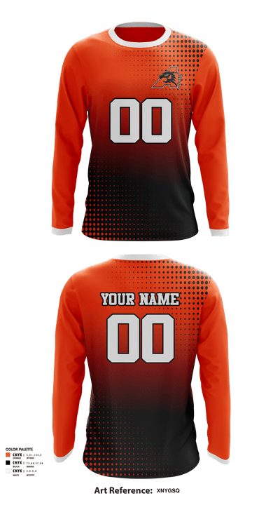 Aledo Youth Football And Cheer Association 76349470 Long Sleeve Performance Shirt - 2