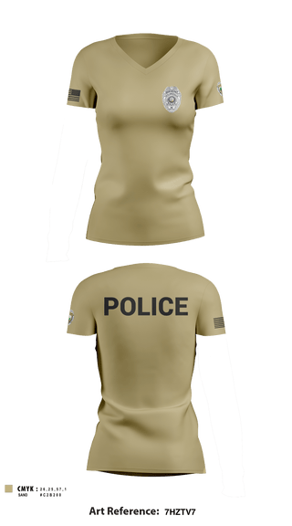 Women's Short Sleeve Vneck Shirt, TAYLORSVILLE POLICE, Police, Teamtime, Team time, sublimation, custom sports apparel, team uniforms, spirit wear, spiritwear, sports uniforms, custom shirts, team store, custom team store, fundraiser sports, apparel fundraiser
