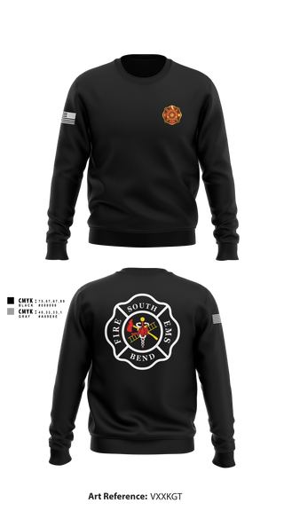 Crew Neck Sweatshirt, , Fire Department, Teamtime, Team time, sublimation, custom sports apparel, team uniforms, spirit wear, spiritwear, sports uniforms, custom shirts, team store, custom team store, fundraiser sports, apparel fundraiser