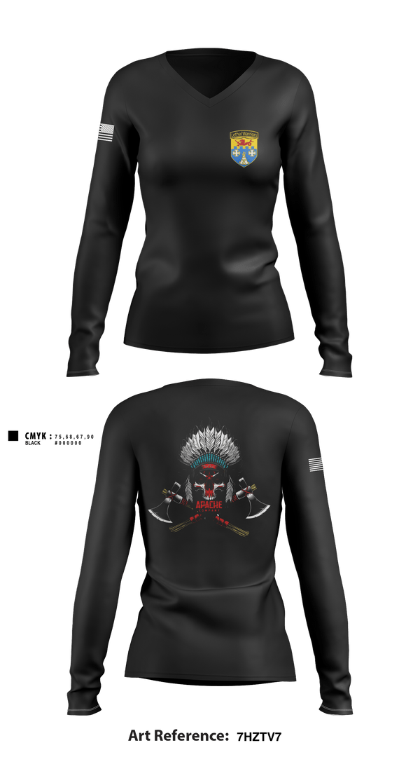 Women's Long Sleeve Vneck Shirt, 2-12 IN, , Teamtime, Team time, sublimation, custom sports apparel, team uniforms, spirit wear, spiritwear, sports uniforms, custom shirts, team store, custom team store, fundraiser sports, apparel fundraiser