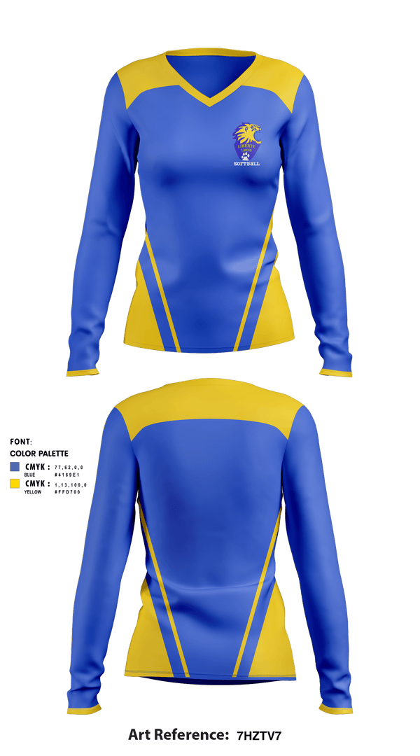 Women's Long Sleeve Vneck Shirt, Liberty High School Softball, Softball, Teamtime, Team time, sublimation, custom sports apparel, team uniforms, spirit wear, spiritwear, sports uniforms, custom shirts, team store, custom team store, fundraiser sports, apparel fundraiser
