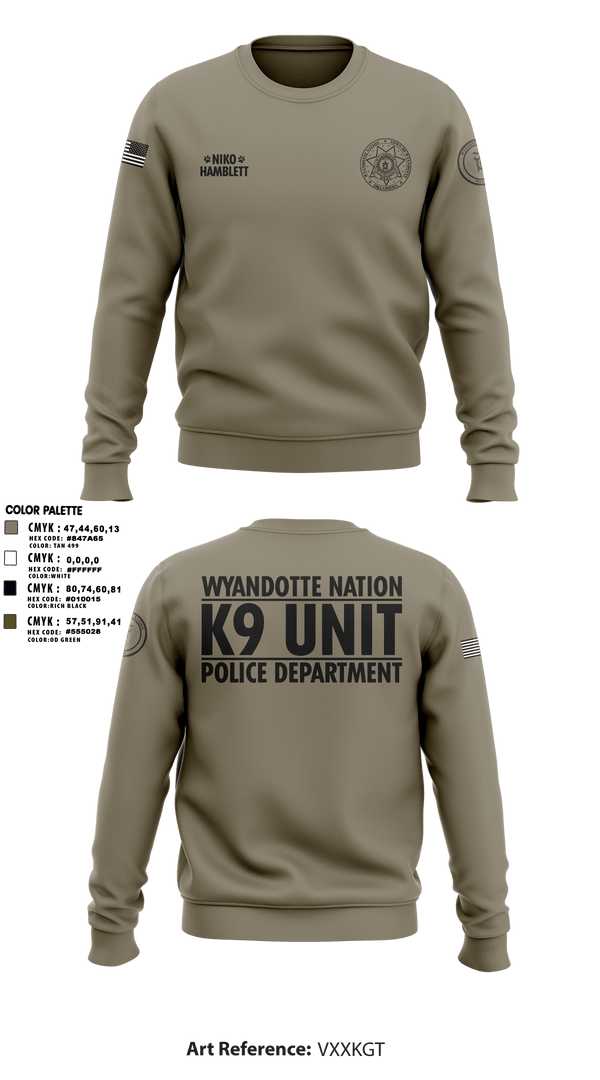 Crew Neck Sweatshirt, , Police, Teamtime, Team time, sublimation, custom sports apparel, team uniforms, spirit wear, spiritwear, sports uniforms, custom shirts, team store, custom team store, fundraiser sports, apparel fundraiser