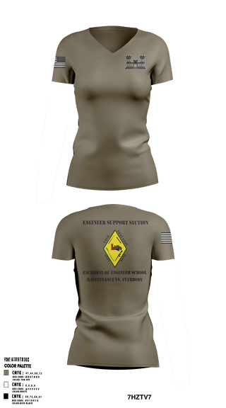 Women's Short Sleeve Vneck Shirt, , Marines, Teamtime, Team time, sublimation, custom sports apparel, team uniforms, spirit wear, spiritwear, sports uniforms, custom shirts, team store, custom team store, fundraiser sports, apparel fundraiser