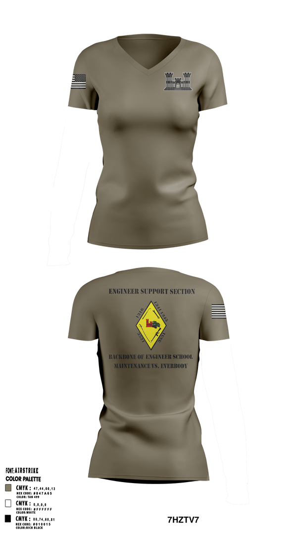 Women's Short Sleeve Vneck Shirt, , Marines, Teamtime, Team time, sublimation, custom sports apparel, team uniforms, spirit wear, spiritwear, sports uniforms, custom shirts, team store, custom team store, fundraiser sports, apparel fundraiser