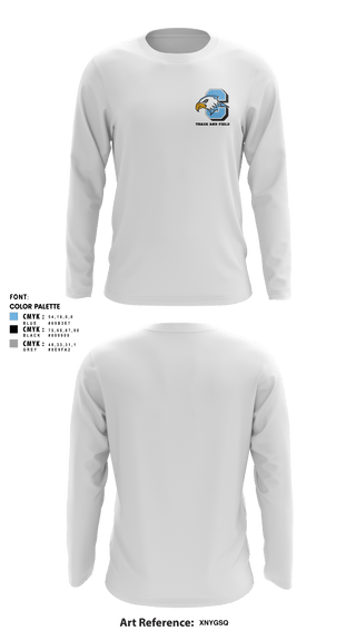 Long Sleeve Performance Shirt, Grand Rapids Christian Eagles, Track & Field, Teamtime, Team time, sublimation, custom sports apparel, team uniforms, spirit wear, spiritwear, sports uniforms, custom shirts, team store, custom team store, fundraiser sports, apparel fundraiser