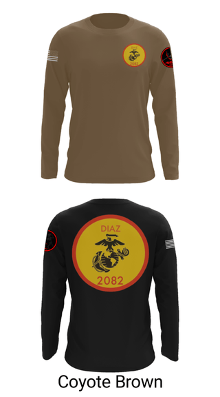 Long Sleeve Performance Shirt, , Marines, Teamtime, Team time, sublimation, custom sports apparel, team uniforms, spirit wear, spiritwear, sports uniforms, custom shirts, team store, custom team store, fundraiser sports, apparel fundraiser