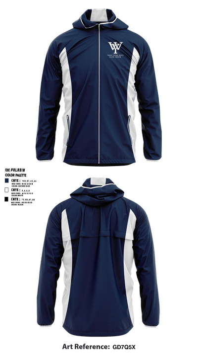 West York Boys Club Basketball 46049380 Windbreaker - 1