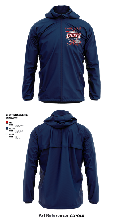 Copperas Chiefs 93621258 Windbreaker - 6
