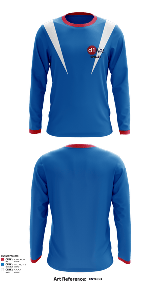 Long Sleeve Performance Shirt, D1Naz Upward Basketball And Cheerleading, Men's Basketball, Teamtime, Team time, sublimation, custom sports apparel, team uniforms, spirit wear, spiritwear, sports uniforms, custom shirts, team store, custom team store, fundraiser sports, apparel fundraiser