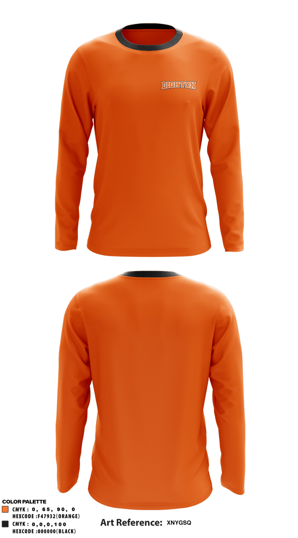 Long Sleeve Performance Shirt, Dighton High School, Spirit Store, Teamtime, Team time, sublimation, custom sports apparel, team uniforms, spirit wear, spiritwear, sports uniforms, custom shirts, team store, custom team store, fundraiser sports, apparel fundraiser