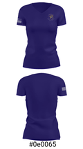 Owosso High School Basketball 36542620 Women's Short Sleeve V-neck Shirt - 21
