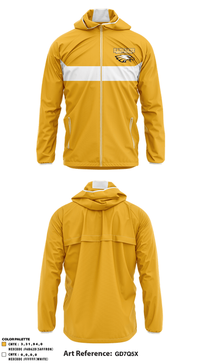 Kankakee Trinity Academy Junior High School 42888581 Windbreaker - 1