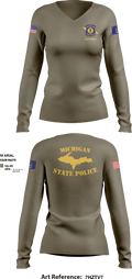 MSP Calumet 35464761 Women's Long Sleeve V-neck Shirt - 8
