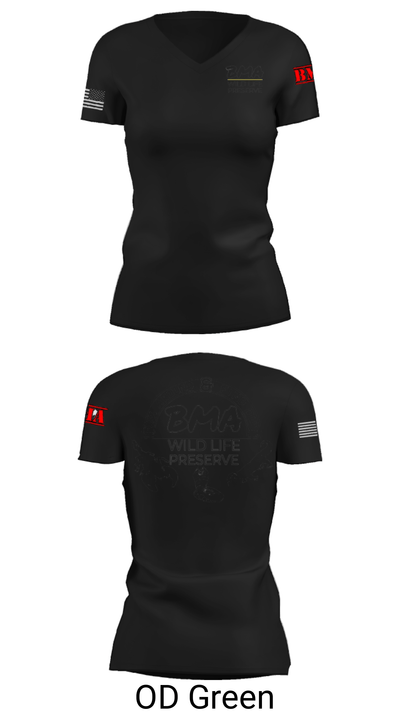 SOTF TU NORTH 40081354 Women's Short Sleeve V-neck Shirt - 22
