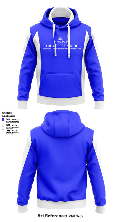 Paul Cuffee Upper School 45670279 Hoodie - 1