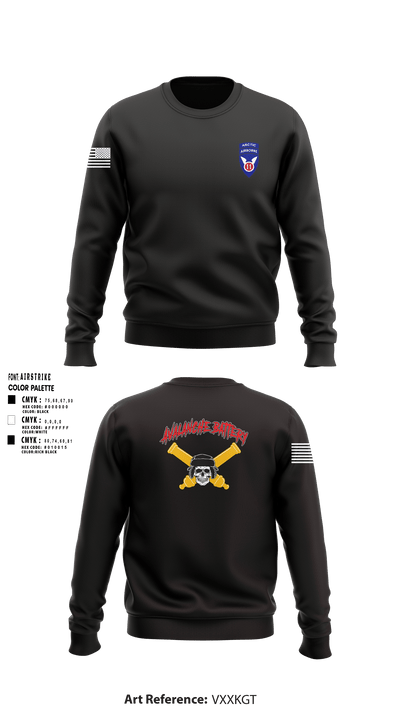 Avalanche Battery, 2-8FA 55324902 Crew Neck Sweatshirt - 1