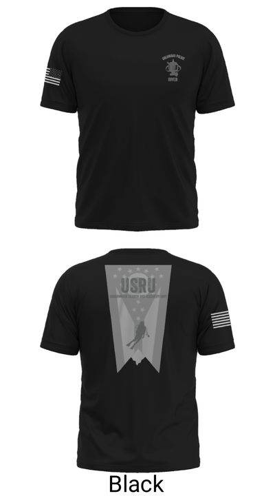 Underwater Search and Recovery Unit 43495281 Short Sleeve Performance Shirt - 33