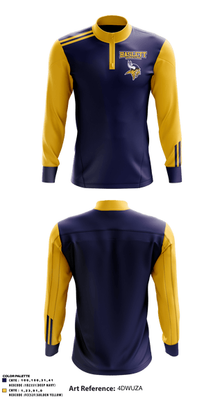Quarter Zip Jacket, Haslett High School Wrestling, Wrestling, Teamtime, Team time, sublimation, custom sports apparel, team uniforms, spirit wear, spiritwear, sports uniforms, custom shirts, team store, custom team store, fundraiser sports, apparel fundraiser