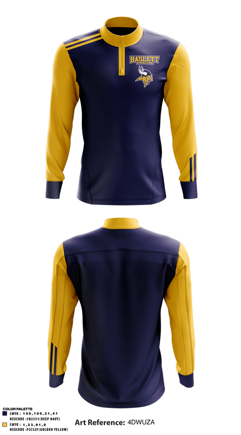 Quarter Zip Jacket, Haslett High School Wrestling, Wrestling, Teamtime, Team time, sublimation, custom sports apparel, team uniforms, spirit wear, spiritwear, sports uniforms, custom shirts, team store, custom team store, fundraiser sports, apparel fundraiser