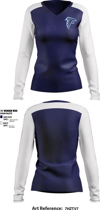 Women's Long Sleeve Vneck Shirt, Bertie High School Cheer, Cheer, Teamtime, Team time, sublimation, custom sports apparel, team uniforms, spirit wear, spiritwear, sports uniforms, custom shirts, team store, custom team store, fundraiser sports, apparel fundraiser