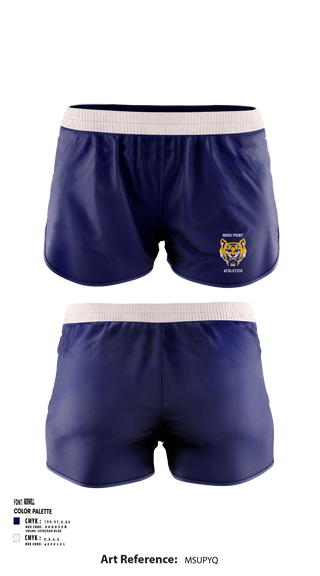 Women's Shorts, Moss Point Athletics, Spirit Store, Teamtime, Team time, sublimation, custom sports apparel, team uniforms, spirit wear, spiritwear, sports uniforms, custom shirts, team store, custom team store, fundraiser sports, apparel fundraiser
