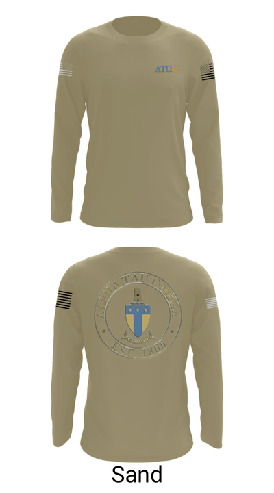 Alpha tau omega 13978361 Long Sleeve Performance Shirt - 43