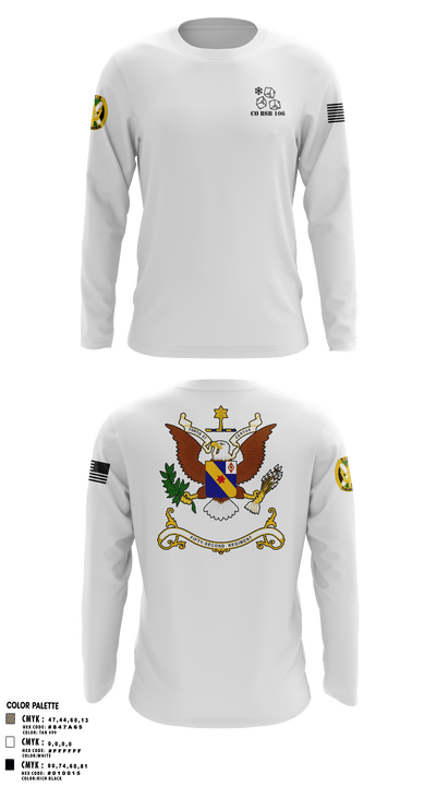 1-155th Dixie Thunder 83572891 Long Sleeve Performance Shirt - 5