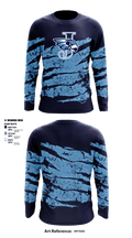 Jefferson Senior High School Bowling 7186554 Long Sleeve Performance Shirt - 1