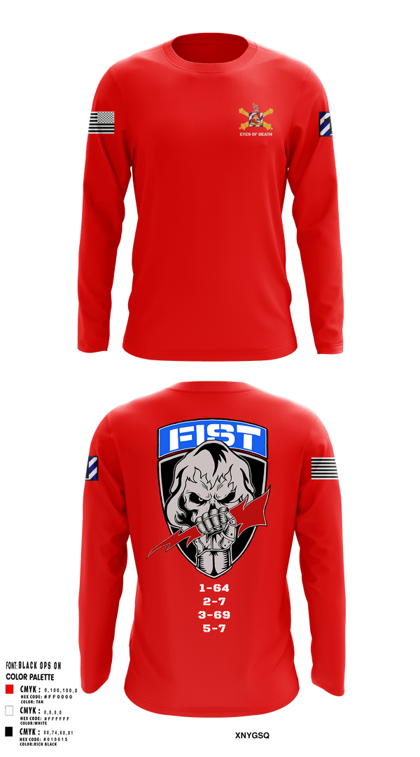Long Sleeve Performance Shirt, 1-41 FA, Army, Teamtime, Team time, sublimation, custom sports apparel, team uniforms, spirit wear, spiritwear, sports uniforms, custom shirts, team store, custom team store, fundraiser sports, apparel fundraiser