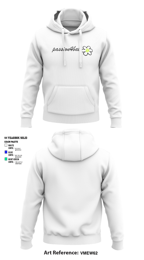 Hoodie, Passion4ball, Tennis, Teamtime, Team time, sublimation, custom sports apparel, team uniforms, spirit wear, spiritwear, sports uniforms, custom shirts, team store, custom team store, fundraiser sports, apparel fundraiser