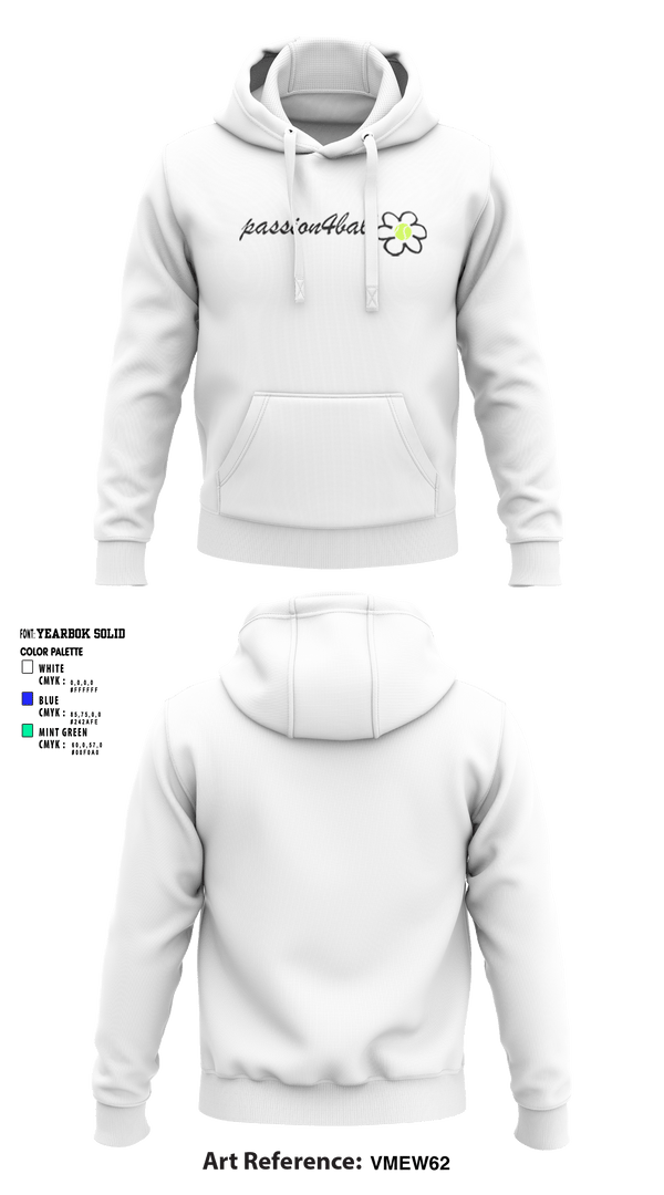 Hoodie, Passion4ball, Tennis, Teamtime, Team time, sublimation, custom sports apparel, team uniforms, spirit wear, spiritwear, sports uniforms, custom shirts, team store, custom team store, fundraiser sports, apparel fundraiser