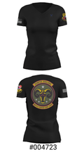 Towson Composite Squadron 17976164 Women's Short Sleeve V-neck Shirt - 19