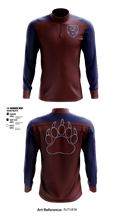 Berkley High School Cheer 2876422 Quarter Zip Jacket - 1