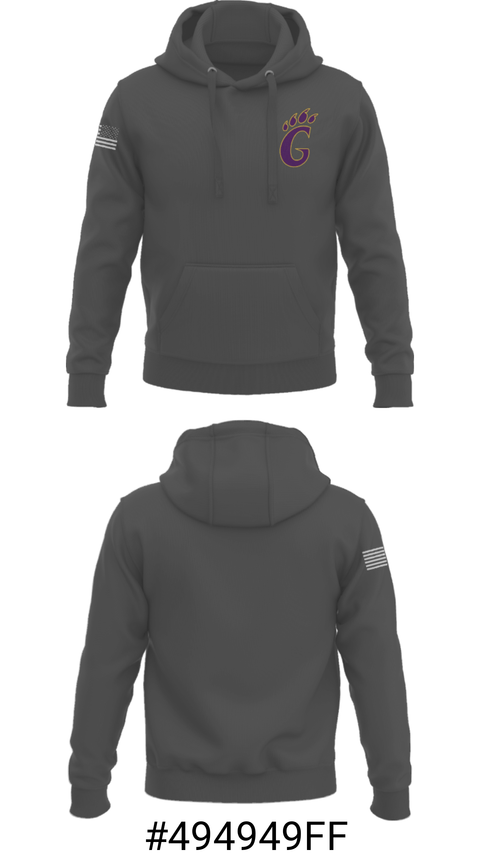 Hoodie, Godley High School Cross Country, Cross Country, Teamtime, Team time, sublimation, custom sports apparel, team uniforms, spirit wear, spiritwear, sports uniforms, custom shirts, team store, custom team store, fundraiser sports, apparel fundraiser