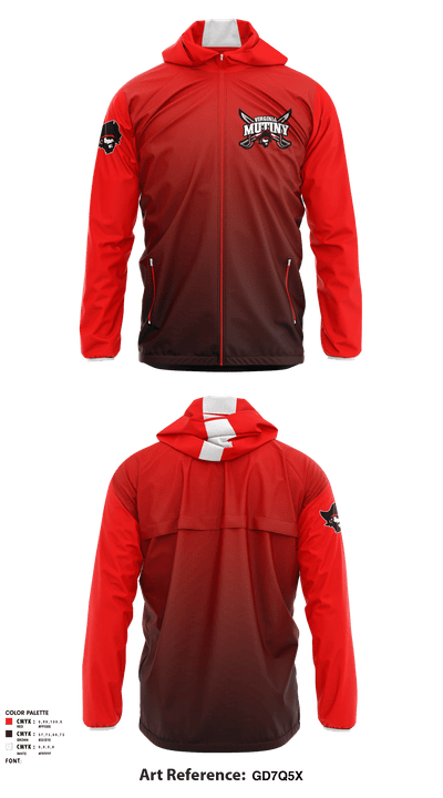 Virginia Mutiny 5891436 Windbreaker - 1